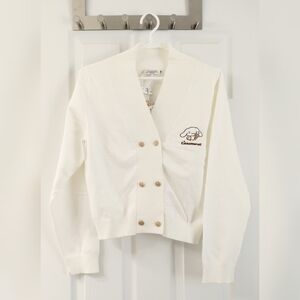 Cinnamoroll Embroidered Button-up Cardigan